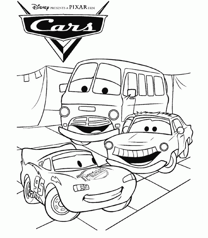 Plansa de colorat cu Cars pixar 186 97